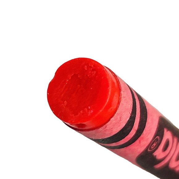 Ultra Red Crayola Crayon Fluorescent Retired Permanent Name Change Vintage - Picture 6 of 9